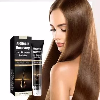 Роликовый массажер для кожи головы, увлажняющий, для волос, восполняющий запасы воды и разглаживающий, для ежедневного массажа, 20 мл One size чёрный