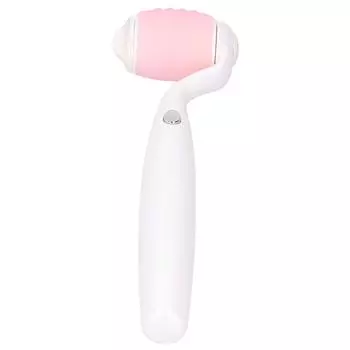 Роликовый массажер для лица на батарейках Массажер для глаз и лица Косметический роликовый массажер Инструмент (белый)