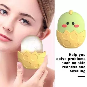 Роликовый массажер для лица со льдом, силиконовая сумка для снятия затяжек для лица, многоразовая массажная форма для льда, форма для льда, глаз, шеи, натуральный кондиционер для ухода за кожей Chick