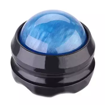 Роликовый массажер для спины, облегчение боли, массажный ролик для тела, расслабляющий мяч синий