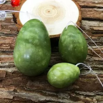 Роликовый массажер для тела с имитацией нефритового яйца, массаж лица, морщин, расслабление таза, упражнения