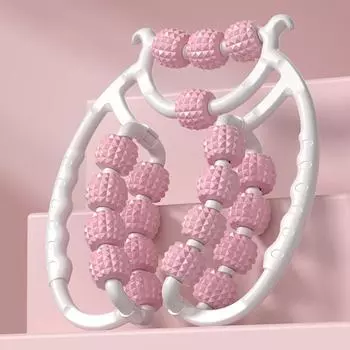 Роликовый массажер для триггерных точек для миофасциального массажа предплечья, локтя, руки, ноги, глубокого самомассажа тканей для облегчения боли в мышцах локтя синий