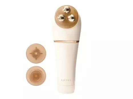 Роликовый массажер Koizumi Suction Face Roller Energe, перезаряжаемый, белый и KBE-1930/W белый