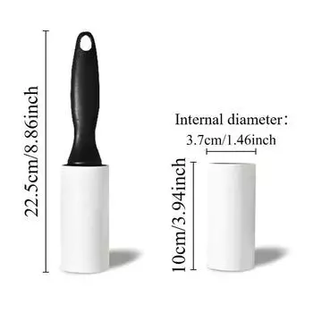 Роликовый очиститель для удаления пыли, шерсти домашних животных, одежды, диванов, липкой пыли, сменная роликовая щетка, чистящий аксессуар