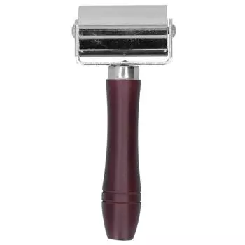 Роликовый пресс для кожи, скрепляющий края, клеевой шов, ручная работа, инструменты для резьбы по дереву, аксессуары для самостоятельной работы, колесо 60 мм