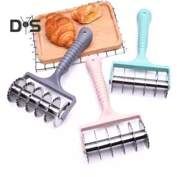 Роликовый резак для кондитерских изделий, нескользящий универсальный колесный делитель для блинов, слайсер для торта, пиццы зелёный