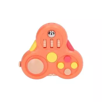 Роликовый шарик с кнопкой, шестерней, на кончике пальца, сенсорный вращающийся контроллер, игрушка для детей, снятие беспокойства и стресса