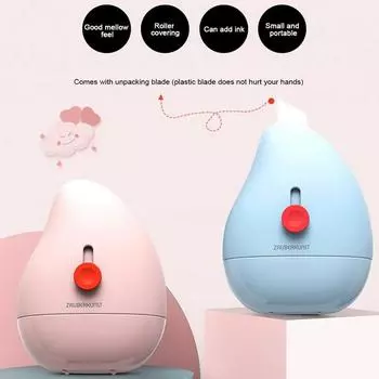 Роликовый штамп для защиты от кражи с керамическим лезвием для обеспечения конфиденциальности конфиденциальных данных. Защита ваших данных. Роликовый штамп для защиты конфиденциальности. зелёный