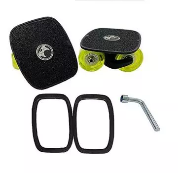 Роликовый скейтборд WCP Drift Skate Black Wheel (Зеленый светящийся)