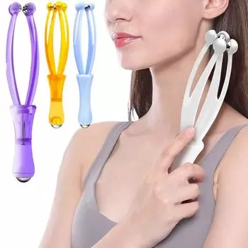 Роликовый стальной шарик для ухода за пальцами, удобный массажный ролик для рук, запястье синий