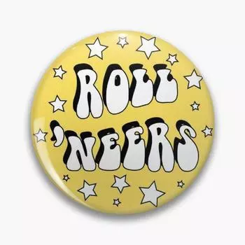 Roll Neer Gameday Stars, персонализируемая мягкая кнопка, булавка, мультяшная забавная милая булавка с лацканом, металлическая модная декоративная брошь, брошь, шляпа, любовник