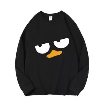 Roll One s Eyes Осенняя одежда с длинными рукавами из чистого хлопка, новый мужской и женский топ, весенний внутренний слой, базовая рубашка, футболка с круглым вырезом и длинными рукавами M коричневый