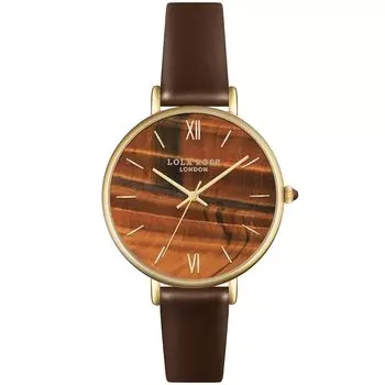 [Rolla Rose] Часы Yellow Tiger Eye LR2030 женские коричневые [Товар]
