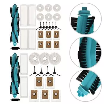 Roller Brush Household Cleaning Mop Cloth Replacement Side Brushes A