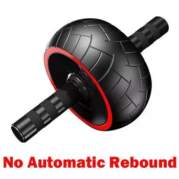 Roller Wheel Ab Abdominal Fitness Gym Exercise Equipment Core Training Workout No Automatic Rebound