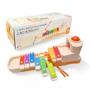 Роллинг Брокен Глокеншпиль Музыкальная развивающая игрушка 1 год Сборные блоки Наслаждайтесь звуком Монтессори E-TOO для детей [мальчики, девочки, младенцы,