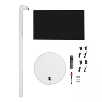 Rolling TV 21,5-дюймовый TFT HD LCD вращающийся сенсорный экран беспроводной BT 6G 128G телефон экран трансляции порт EU Plug 100240V