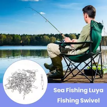 Роллинг-вертлюжок с сильной тягой из нержавеющей стали для ловли рыбы 8