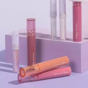 ROM& 2 шт., 4 г блеска Glasting Color Gloss + 2 г блесток The Universe Glitter, 03 Rose Pinch_07 Mystic Moon, 1 шт.