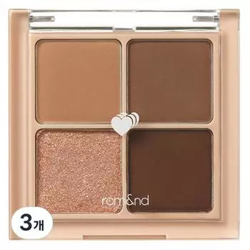 Rom&Better Than Eyes Eye Palette, 03 Dried Ragras, 3 pieces