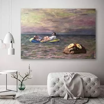 Ром Хам - Всегда Солнечный Плакат И Принты Скандинавская Современная Кухня Настенная Живопись Холст Картина Для Гостиной Украшения Дома 21x30cm No Framed