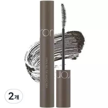Тушь Rom&HanAll Fix, L02 Long Ash, 2 шт.