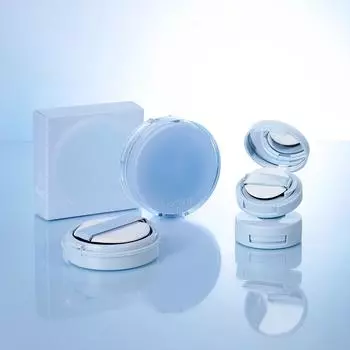 Rom&nd BARE WATER CUSHION SPF 38 PA++++, Стойкая, Макияж, Корейская косметика, Kbeauty, пробник #02 Pure 21