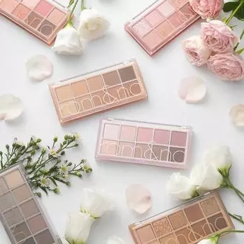 Rom&nd BETTER THAN PALETTE, Макияж, Стойкая, Корейская косметика, KBeauty, пробник #00 LIGHT & GLITTER GARDE