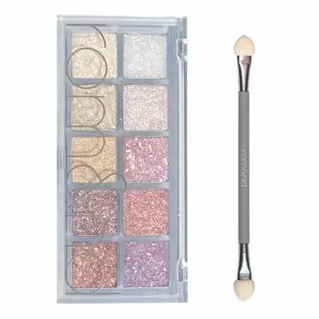 rom&nd [Genuine Product] Better Than Palette #00 Light & Glitter Garden Eye Shadow 7.5g (x 1)