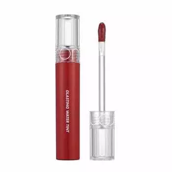 rom&nd [Genuine Product] Glasting Water Tint #02 Red Drop Lipstick 4g (x 1)