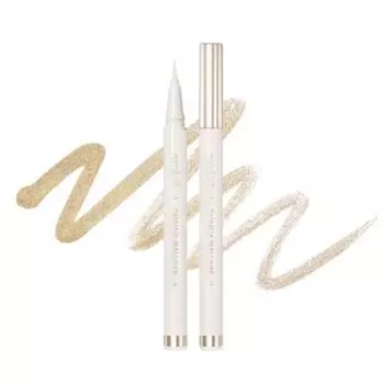 Rom& Twinkle Pen Liner 0.5g, 02 Golden Wave, 1 piece