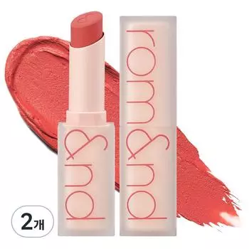 Rom& Zero Matte Lipstick, 08 Adorable, 3g, 2 pcs.