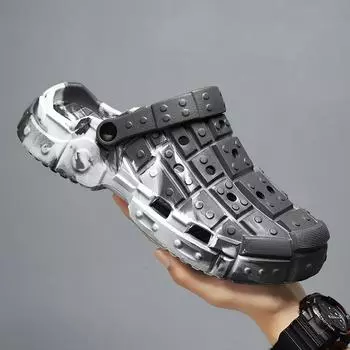 Roman Sandals Man Summer 2024 Flat Sandal for Men Super Copy Sandals Men s Casual Sandal Chef Shoes Shiatsu Slippers Slipers 42