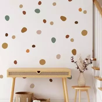 Роман стикер стены легкая установка экологичный скандинавский стиль 6pcs