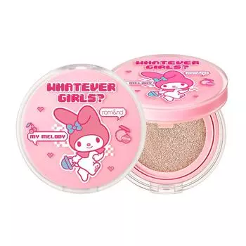 ROMAND X Sanrio Персонажи NU ZERO CUSHION Nu Zero Cushion X My Melody Nu Zero Cushion 02 Зритель (РОМАНД 21)