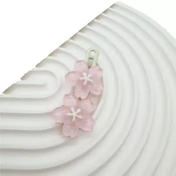 Romantic Pink Cherry Blossom Hair Clip, Perfect For Girl S Bangs And Side Hair Accessories. Available For Wholesale A
