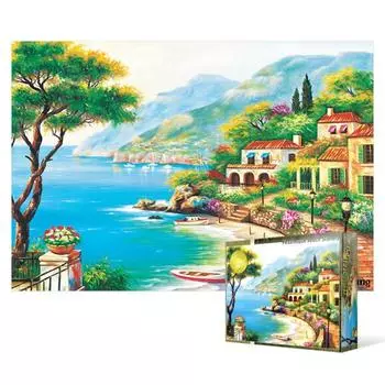 Романтическая приморская деревня - пазл из 500 деталей, популярный корейский пазл