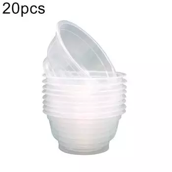 Романтическая чаша для средств индивидуальной защиты 360 мл, круглая пластиковая одноразовая пластиковая чаша для салата, кухонный контейнер для пикника, закусок