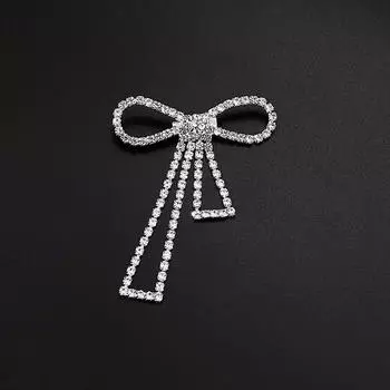 Романтическая милая брошь с бантом, жемчужная кисточка, пряжка, кардиган, пальто, свитер, броши, свадебные аксессуары as the picture