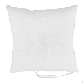 Романтическая свадьба, кружевное кольцо с жемчугом, подушка, подушка, 20 см