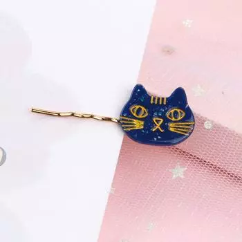 Романтические Милые Заколки для Волос для Девочек Новые Прекрасные Кошачьи Цветы Зажимы для Волос Модная Ацетатная Заколка для Женщин Изящная Повязка на Голову Аксессуары для Волос