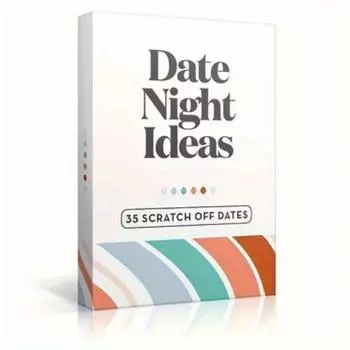 Романтический подарок для пар - Веселая и авантюрная коробка для свиданий - Скретч-карточная игра с захватывающими идеями для пары