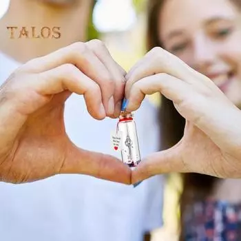 Романтический подарок на годовщину для нее, для него, у тебя есть ключ к моему сердцу. Бутылка, маленькая стеклянная банка желаний на День святого Валентина, годовщину, Рождество. чистый