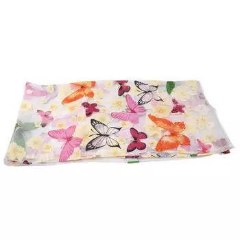 Романтический принт бабочки, прозрачная занавеска, панель для окна, балкона, тюль, перегородка