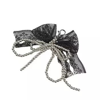 Романтическое кружево и жемчуг с подкладкой Брелок Элегантный брелок Шарм Подвеска Идеально подходит для вечеринок и свадебных принадлежностей C