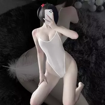 Романтическое поле сексуальное нижнее белье сексуальное открытое комбинезон из ледяного шелка подтяжки страсть костюм униформа соблазнение кровать one size fits all
