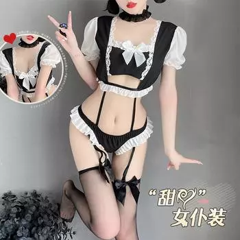 Романтическое поле сексуальное нижнее белье сексуальный наряд горничной чистая похоть милая школьная форма соблазнительный наряд горничной страсть костюм average size