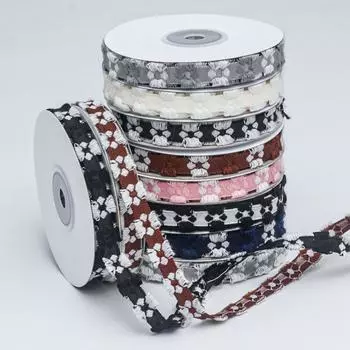 Романтичная и уютная 1 см цветная бархатная лента маленькая сломанная цветочная лента ручная работа цветок подарочная коробка материал упаковка бант аксессуары для волос лента 1cm*10 yards