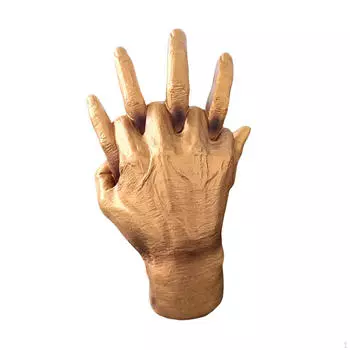 Романтичная парная фигурка, скульптура руки, золотой абстрактный декор, акцентное произведение искусства