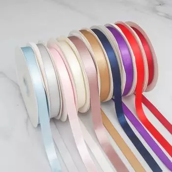 Романтичные и уютные двухсторонние ленты из полиэстера 1,5 см, заколки для волос, аксессуары для волос, материалы для плетения бантов, высококачественная матовая лента 1.5cm*100 yards